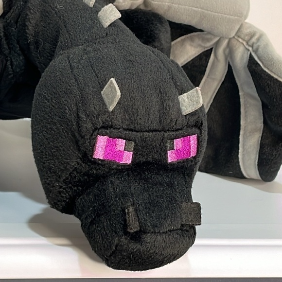 Minecraft Ender Dragon Black 21 Inch Plush Plushy Large Kids Toy Stuffed Animal - Picture 2 of 8
